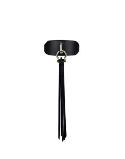 Collier Fouet En Cuir Choker Tassel Omega