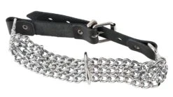 Collier Choker En Chaînes Et Cuir -Maison Close Magasin 20303731001 nor c 1 1