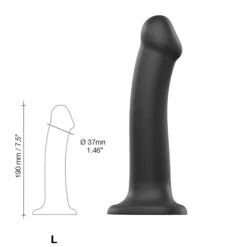 Strap-on-me Strap-on Dildo - Noir - Taille L -Maison Close Magasin 6013151 echelle web
