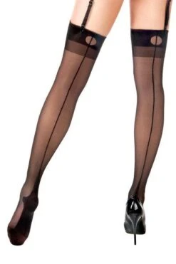 Bas Couture Carmen - Noir