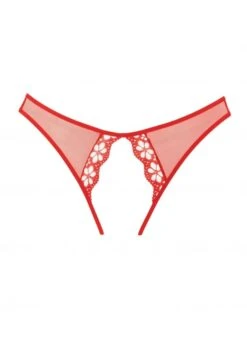 Alternative view of Culotte Ouverte Mirabelle - Rouge