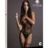 Bodystocking En Dentelle Florale Et Filet - Léa