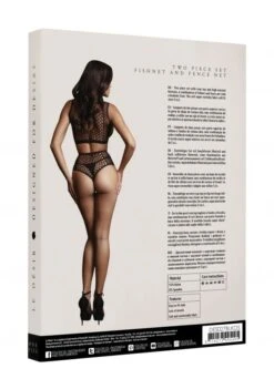 Ensemble Avec Culotte Haute Et Brassière En Résille - Alice