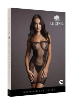 Robe Bustier Résille Et Dentelle - Linda - Le Désir -Maison Close Magasin 76430scr 3dfe0e6c420f67e