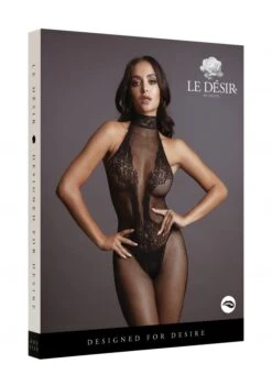 Combinaison Résille Et Dentelle Col Montant - Laura - Le Désir 13 Combinaison Résille Et Dentelle Col Montant - Laura - Le Désir -Maison Close Magasin 76431scr 2d84055a9de6ca7