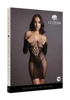 Robe Filet Manches Longues - Alice - Le Désir -Maison Close Magasin 76441scr fce9b11745427d6