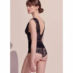 Body En Dentelle Française - Johnny -Maison Close Magasin body johnny noir 3