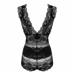 Body En Dentelle Française - Johnny -Maison Close Magasin body johnny noir 4