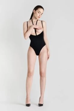 Maison Close Body String Seins Nus - Noir - Le Petit Secret -Maison Close Magasin body seins nus petit secret noir 6