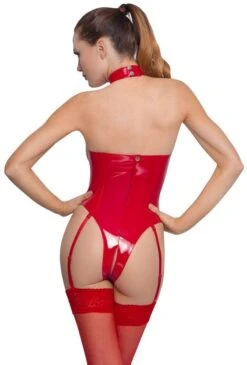 Body Seins Nus En Vinyle Rouge 6 Body Seins Nus En Vinyle Rouge -Maison Close Magasin body seins nus vinyle rouge 3