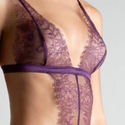 Maison Close Body String - Villa Satine - Violet -Maison Close Magasin body string villa satine violet 5