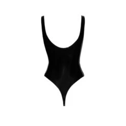 Noir Handmade Body String En Vinyle Noir -Maison Close Magasin body string vinyle noir 4
