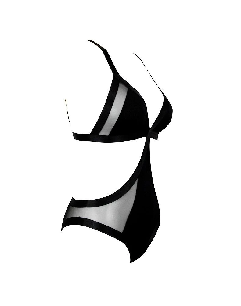 Body Jet Black - One Piece Bodysuit 1 Body Jet Black - One Piece Bodysuit