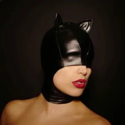 Cagoule Blind Kitty En Wetlook Et Vinyle