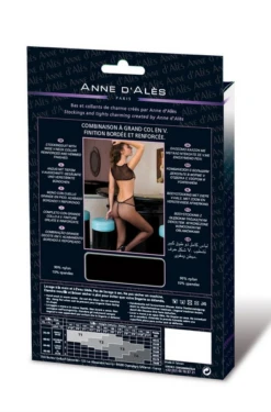 Combinaison En Résille Avec Décolleté Croisé - Catherine -Maison Close Magasin capture d e cran 2020 07 18 a 15.17.52