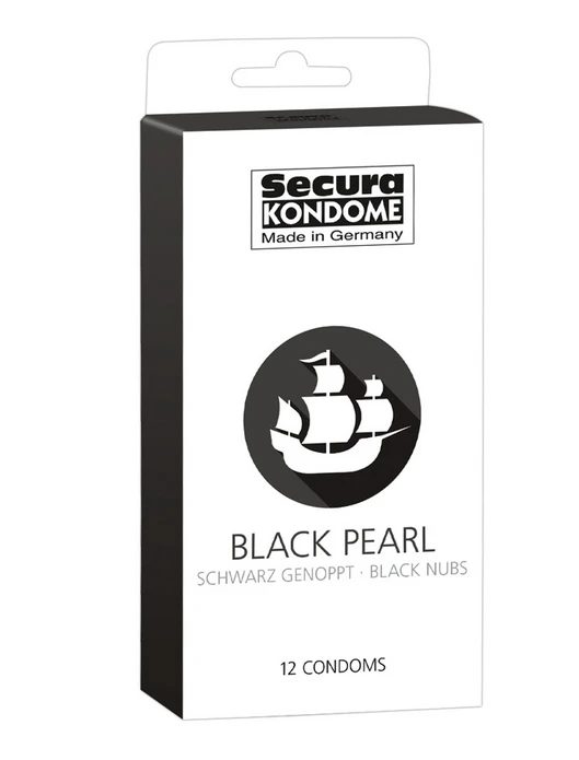 Préservatifs Perlés - Black Pearl - X12 1 Préservatifs Perlés - Black Pearl - X12