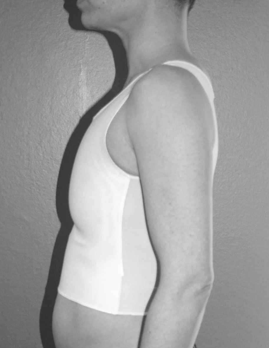 Binder Poitrine Court - Blanc 4 Binder Poitrine Court - Blanc – Image 4