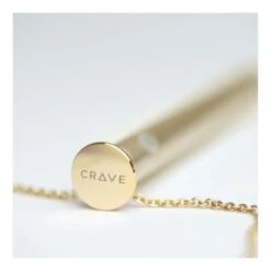 Collier Vibrant Plaqué Or 24 Carats -Maison Close Magasin collier vibro crave or 2