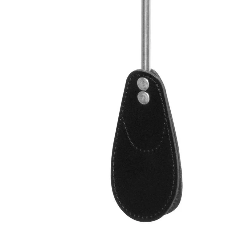 Cravache Longue Mèche Ronde En Cuir Et Acier 2 Cravache Longue Mèche Ronde En Cuir Et Acier – Image 2