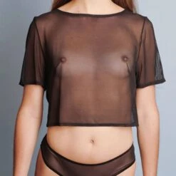 Crop-top En Résille
