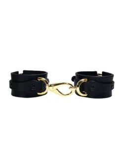 Menottes En Cuir Noir - Bridge Cuff Set 7 Menottes En Cuir Noir - Bridge Cuff Set -Maison Close Magasin cufflond3