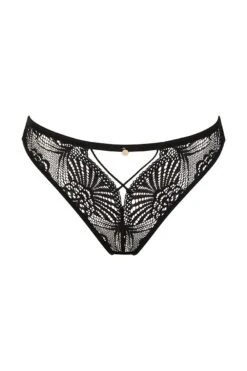 Culotte Ouverte En Dentelle Avec Laçage - Enlace Moi -Maison Close Magasin culotte fesses nues enlace moi 1