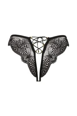 Culotte Ouverte En Dentelle Avec Laçage - Enlace Moi