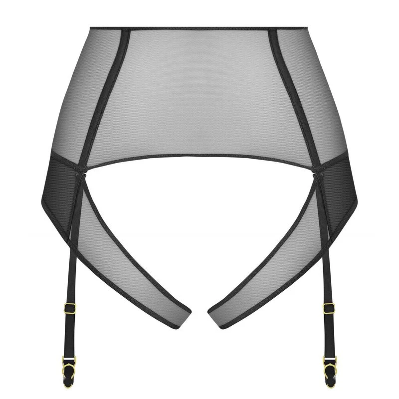 Maison Close Tanga Ouvert Porte-jarretelles - L'Amoureuse - Dahlia Noir 4 Maison Close Tanga Ouvert Porte-jarretelles - L'Amoureuse - Dahlia Noir – Image 4