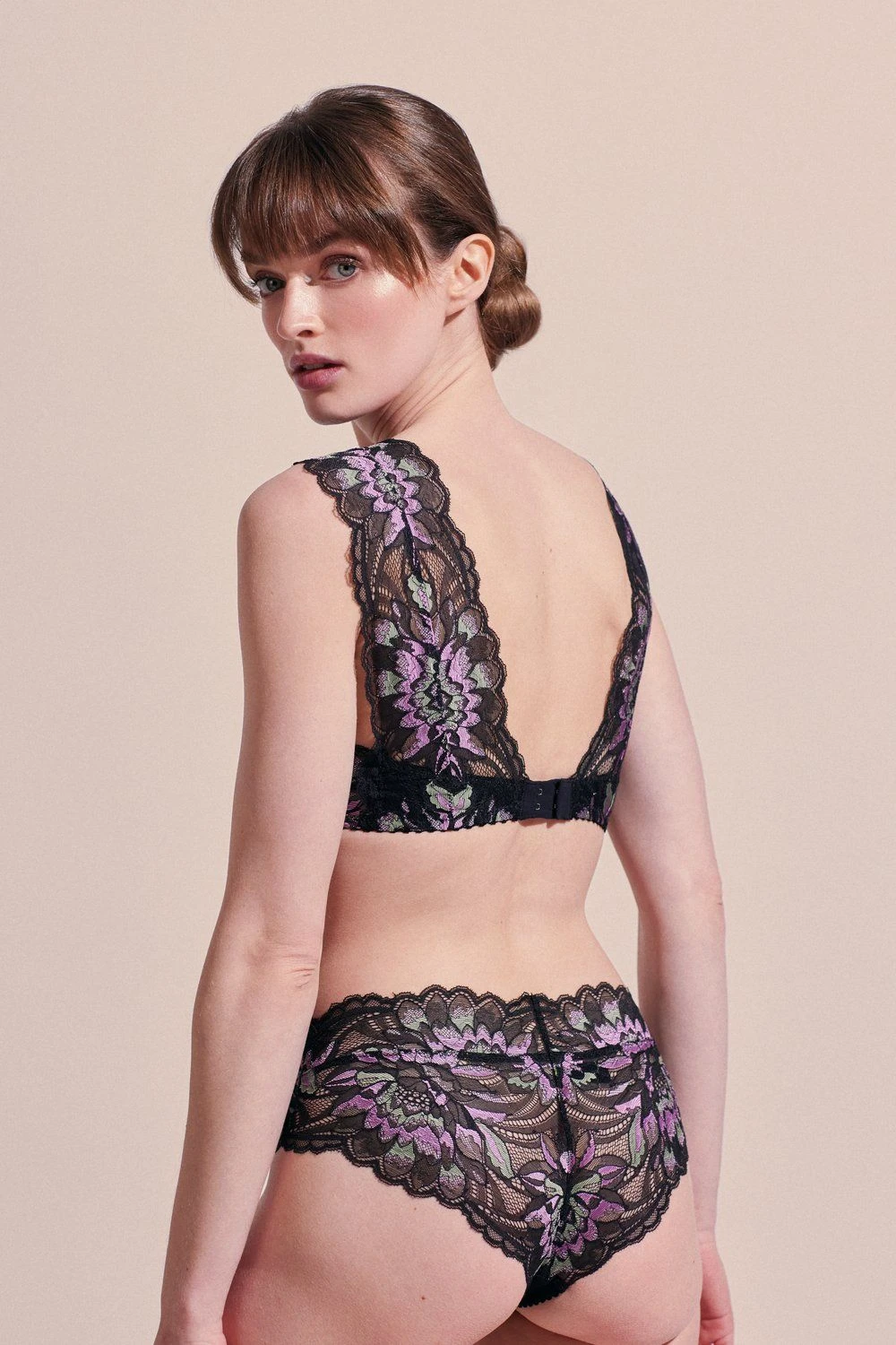 Culotte En Dentelle Florale Irisée - Isis 1 Culotte En Dentelle Florale Irisée - Isis