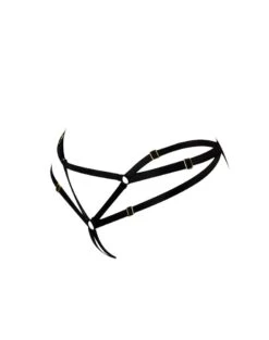 Culotte Ouverte - Bondage Bodywear - Noire -Maison Close Magasin culotte ouvert frame brief noir profil