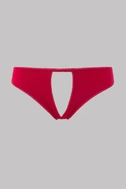 Maison Close Culotte Ouverte - Le Petit Secret - Rouge 8 Maison Close Culotte Ouverte - Le Petit Secret - Rouge -Maison Close Magasin culotte ouvrable petit secret rouge 4