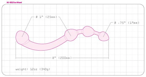 Njoy Dildo En Acier - Fun Wand 3 Njoy Dildo En Acier - Fun Wand – Image 3