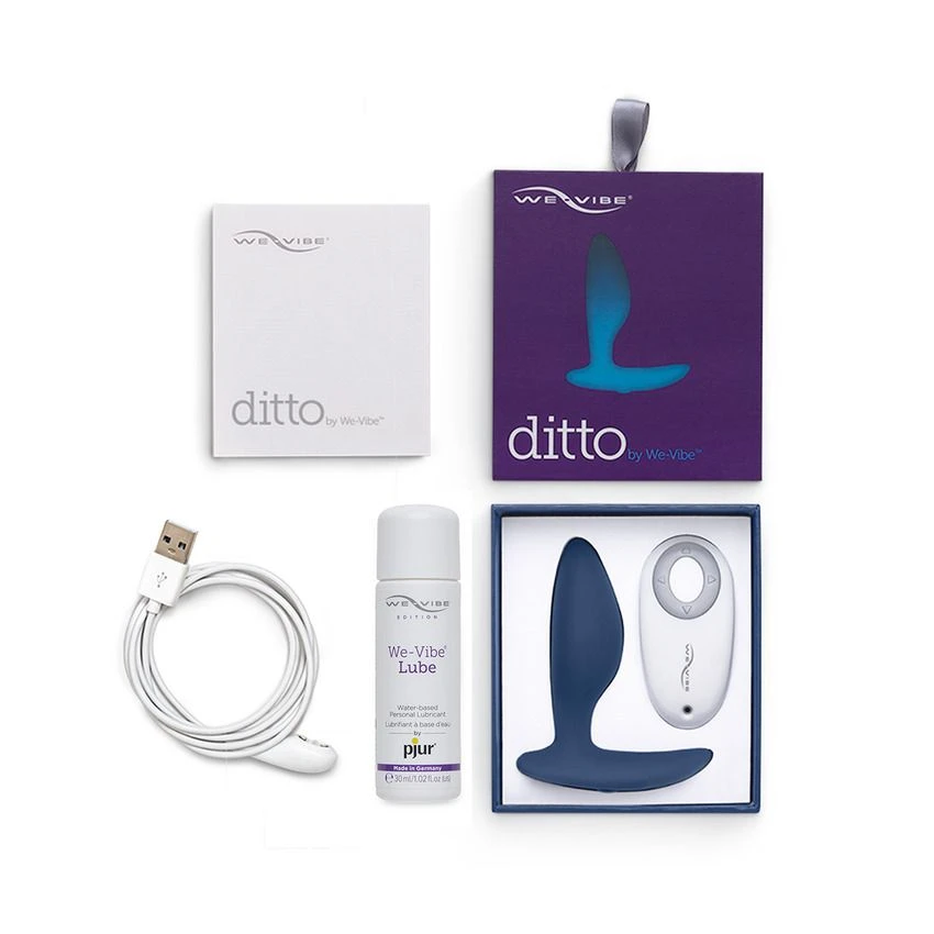 We-Vibe Plug Anal Télécommandé Ditto - Bleu 5 We-Vibe Plug Anal Télécommandé Ditto - Bleu – Image 5