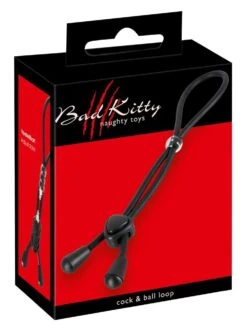 Boucle Ajustable Pour Pénis Et Testicules -Maison Close Magasin double cockring ballring ajustable 1