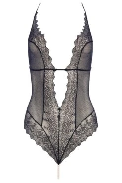 Body à Perles - Geneva 13 Body à Perles - Geneva -Maison Close Magasin geneva body black front5452
