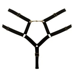 Harnais String Avec Bijou Or - Johnny