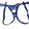 Harnais Pour Gode-ceinture - Cuir Souple Bleu