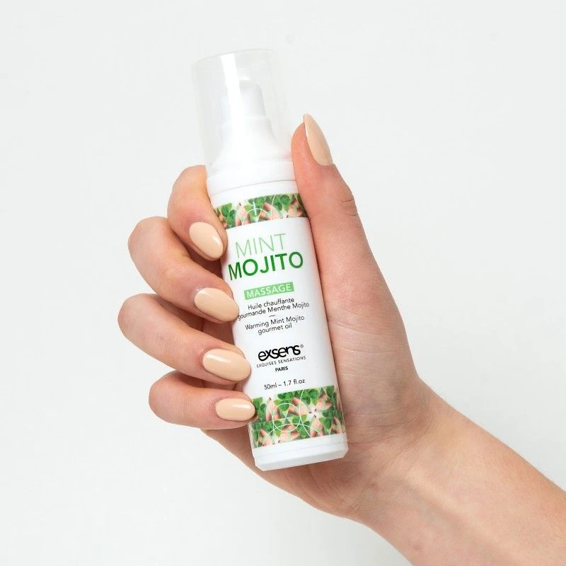 Huile De Massage Chauffante Et Comestible - Mojito 3 Huile De Massage Chauffante Et Comestible - Mojito – Image 3