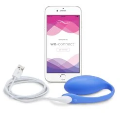 We-Vibe Oeuf Vibrant Télécommandé Jive - Bleu -Maison Close Magasin jivechargingiphone wv