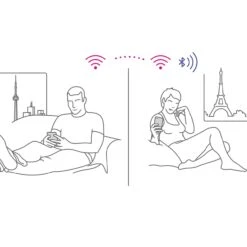 We-Vibe Oeuf Vibrant Télécommandé Jive - Bleu -Maison Close Magasin jiveilluplaylongdistance wv