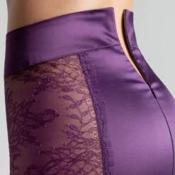 Maison Close Jupe Crayon - Villa Satine - Violet -Maison Close Magasin jupe villa satine violette 5