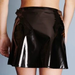 Jupe Portefeuille En Vinyle -Maison Close Magasin jupe portefeuille tu 03