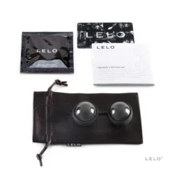 LELO Boules De Geihsa Luna Beads Noires 8 LELO Boules De Geihsa Luna Beads Noires -Maison Close Magasin lunabeads noir contents 1