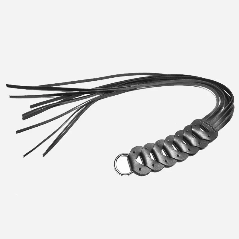 Martinet En Cuir - Manche Tressé 1 Martinet En Cuir - Manche Tressé