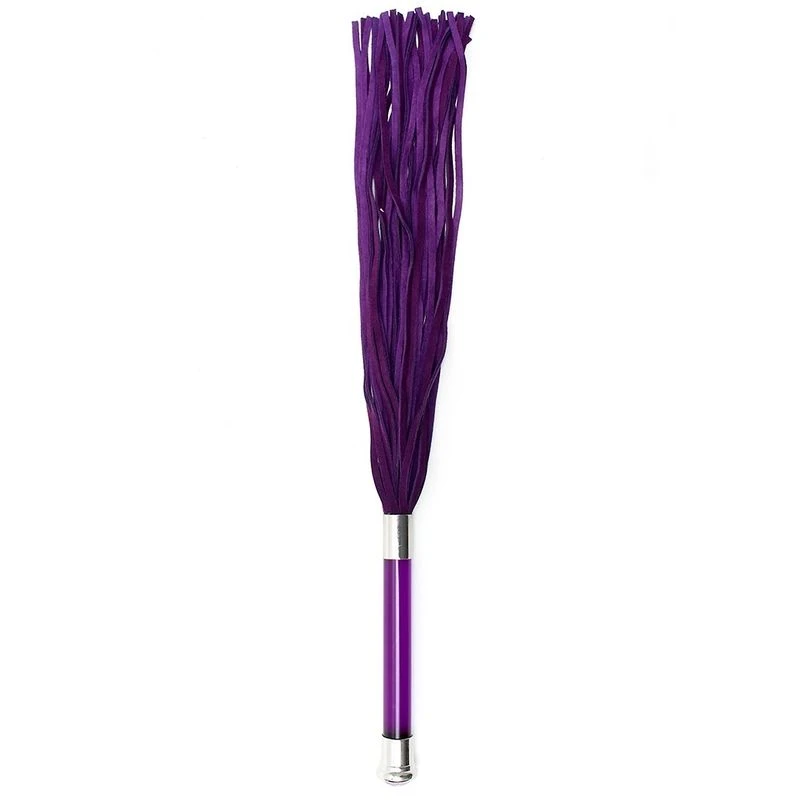Martinet En Daim Manche En Verre - Violet 3 Martinet En Daim Manche En Verre - Violet – Image 3