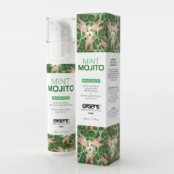 Huile De Massage Chauffante Et Comestible - Mojito