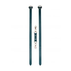 Menottes De Cuisses En Simili Cuir - Vert Et Doré