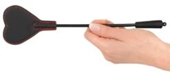 Mini Cravache Embout Coeur 8 Mini Cravache Embout Coeur -Maison Close Magasin mini cravache coeur fausse fourrure leopard main