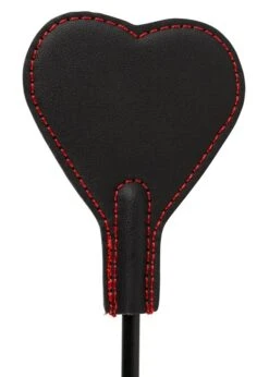 Mini Cravache Embout Coeur 10 Mini Cravache Embout Coeur -Maison Close Magasin mini cravache coeur fausse fourrure leopard zoom dos