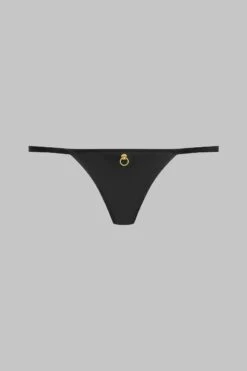 Maison Close Mini String Ajustable - Chambre Noire Or 7 Maison Close Mini String Ajustable - Chambre Noire Or -Maison Close Magasin mini string chambre noire or 4